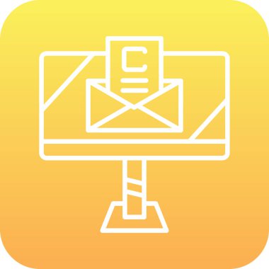 seo modern simgesinin vektör illüstrasyonu