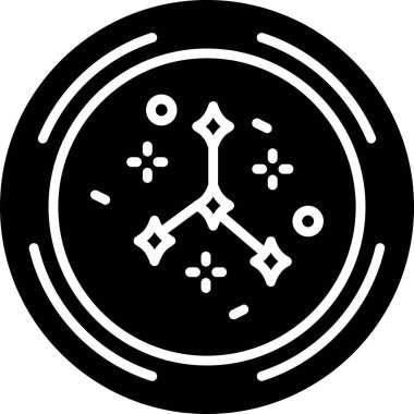 pusula simgesi, vektör illüstrasyonu