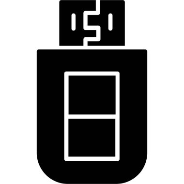 usb sürücü vektör simgesi