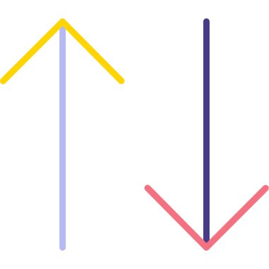 ok simgesinin vektör modern illüstrasyonu