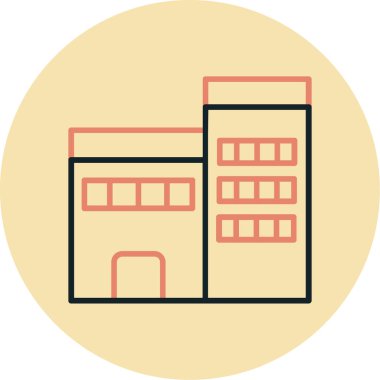 Yapı simgesinin vektör illüstrasyonu