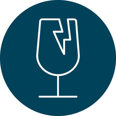 Şarap kadehi ikonu. vektör illüstrasyonu