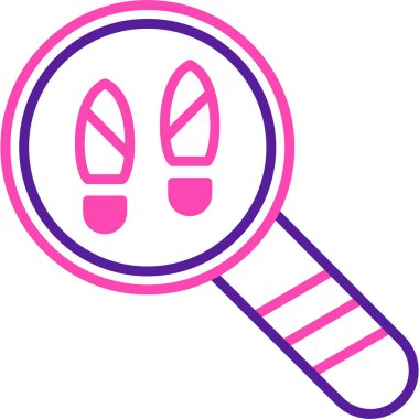 Bir büyüteçin vektör çizimi