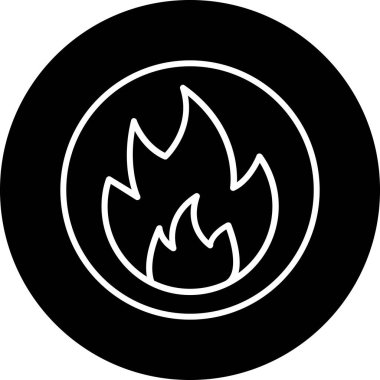 vektör ateş simgesi illüstrasyonu