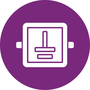 Modern oto tamir simgesinin vektör illüstrasyonu