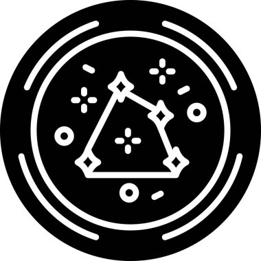 Sihirli bir simgenin vektör illüstrasyonu