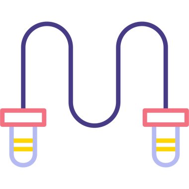 Kablo. Web simgesi basit illüstrasyon