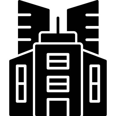 Basit vektör simgesi, uydu anteninin çizimi