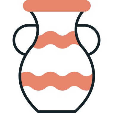 Kahve. Web simgesi basit illüstrasyon