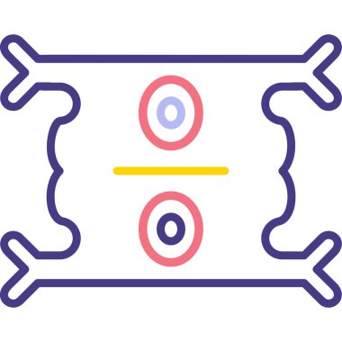 Modern bir simgenin vektör illüstrasyonu