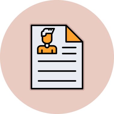 Dosya vektör simgesi modern basit vektör illüstrasyonu