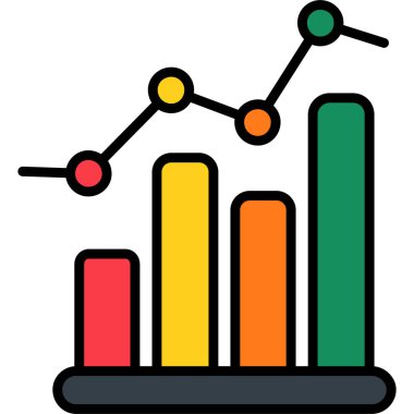 grafik grafik simgesi - taslak biçimi