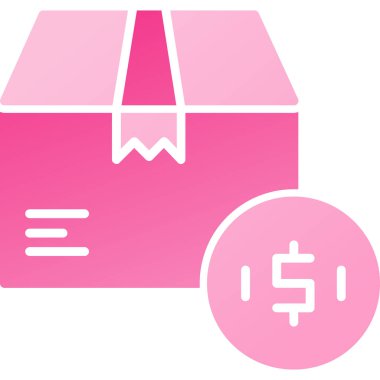 Bir hediye kutusunun vektör illüstrasyonu