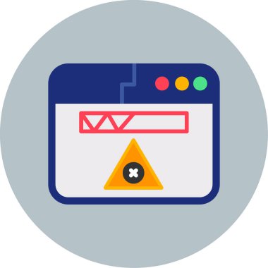 veri hatası vektör illüstrasyonu