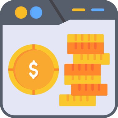 işletme finans para simgesi