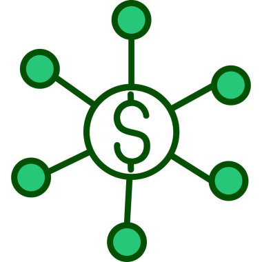 ağ paylaşım simgesi çizimi