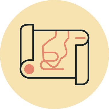 Hastane web simgesi basit vektör illüstrasyonu