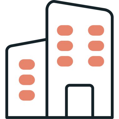 Yapı simgesinin vektör illüstrasyonu