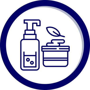 Güzellik ürünleri. Basit resimleme