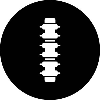 Modern b 'nin vektör illüstrasyonunda yiyecek ikonu yok