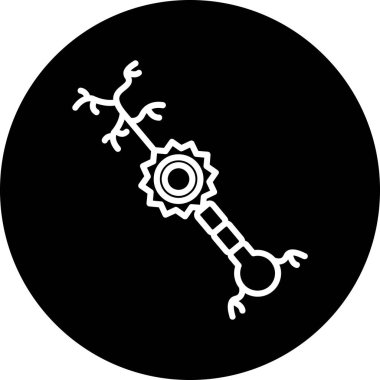 Dişliler. Web simgesi basit illüstrasyon