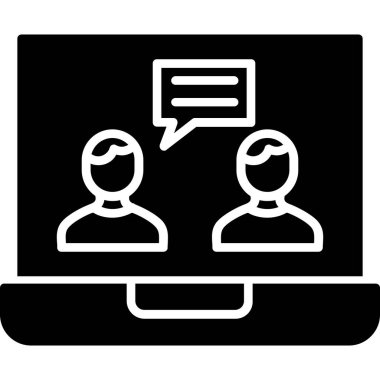 seo modern simgesinin vektör illüstrasyonu