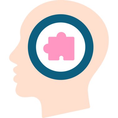 İnsan beyni. Web simgesi