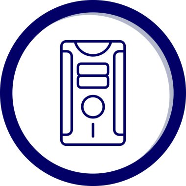 Modern bir simgenin vektör illüstrasyonu