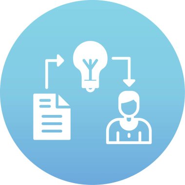 İş adamı simgesinin vektör illüstrasyonu