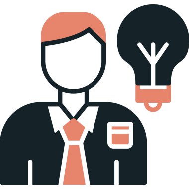 Doldurulmuş özet biçiminde işletme yönetimi simgesi