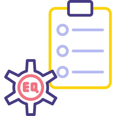 Belge. Web simgesi basit illüstrasyon