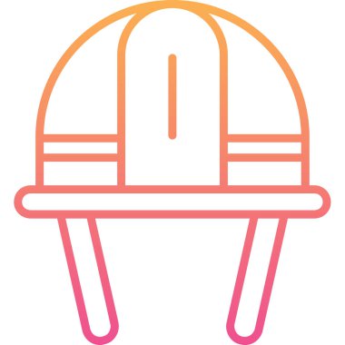 Şapka. Web simgesi basit illüstrasyon