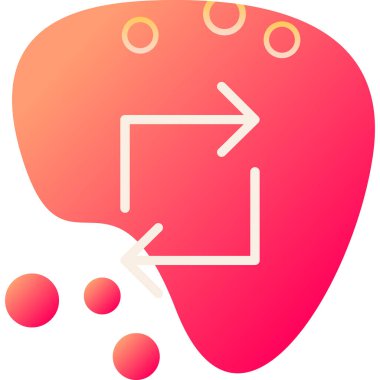 Beyin. Web simgesi basit illüstrasyon