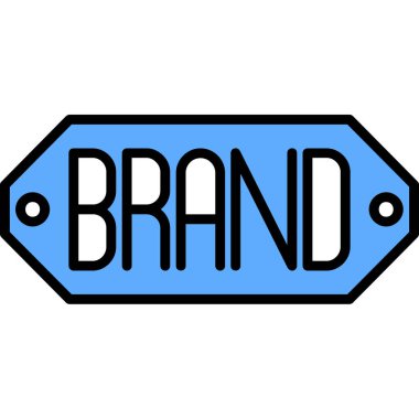 marka kelime logosu, vektör illüstrasyon tasarımı