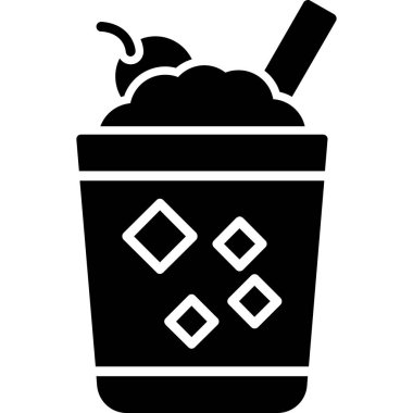 Dondurma ikonu katı bir şekilde