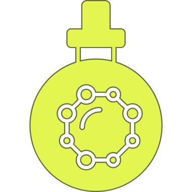 Yılbaşı ağacı. Basit resimleme