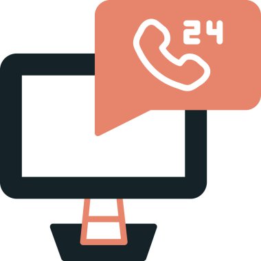 Online hizmet vektör simgesi