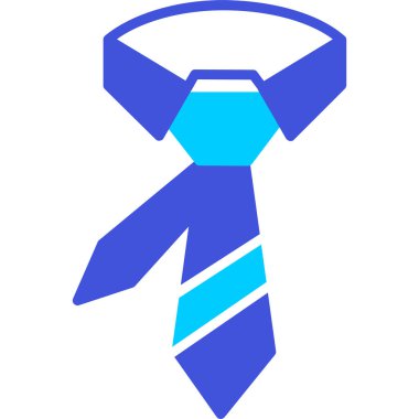 Kravat. Web simgesi basit illüstrasyon