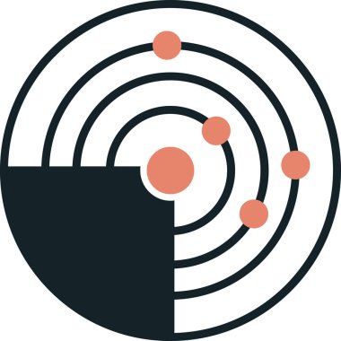 hedef simge vektör illüstrasyonu