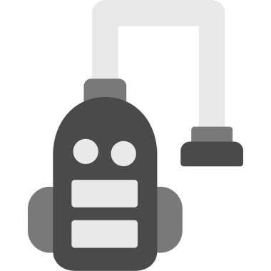 robot. Web simgesi basit illüstrasyon