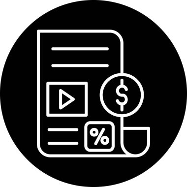 taşınabilir ve web sunumu için vektör simgesi