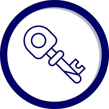 Modern oto tamir simgesinin vektör illüstrasyonu