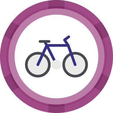 bisiklet ikonu vektör illüstrasyonu