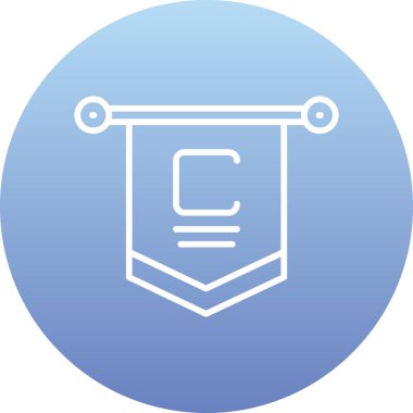 Modern yapı simgesinin vektör illüstrasyonu