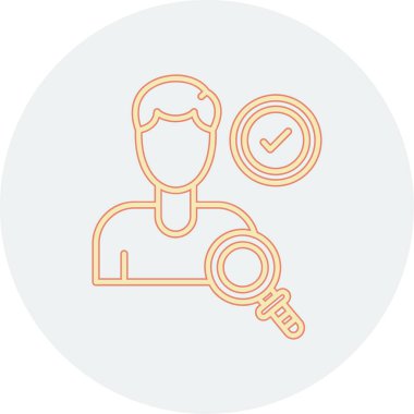 Modern simgenin vektör illüstrasyonu