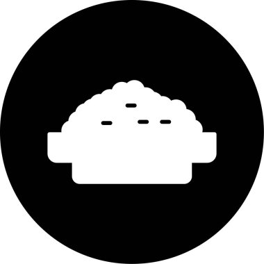 Ekmek. Web simgesi basit illüstrasyon