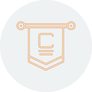 Modern simgenin vektör illüstrasyonu