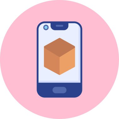 Cep telefonu. vektör illüstrasyonu.