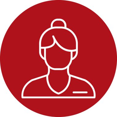 Vektör Avatar Simgesi illüstrasyonu