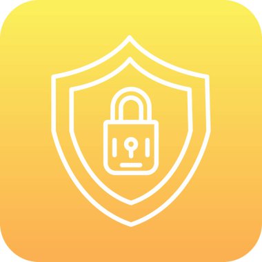 ikon vektör illüstrasyonunu kilitle